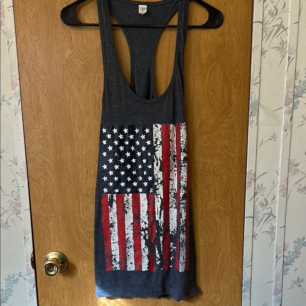 American Flag Tank Top